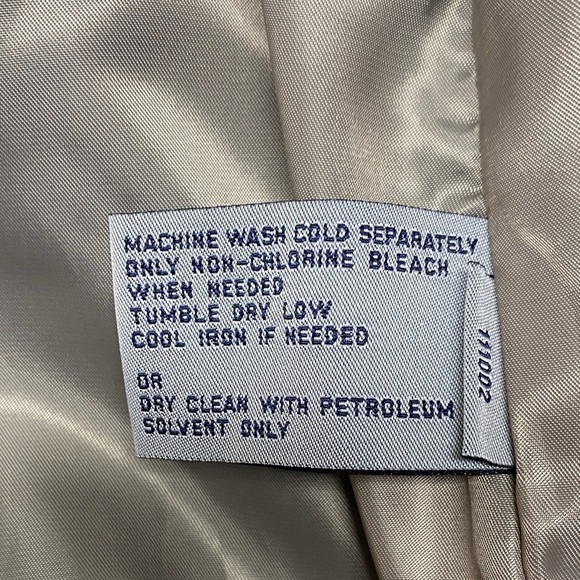 Anne Klein Trench Coat Trenchcoat Side Pockets Toggle Taupe Brown Size Small - Picture 10 of 14